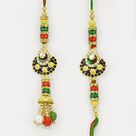 Kundan Meena Awesome Pair Bhaiya Bhabhi Rakhi