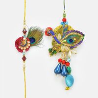 Mayur Masti- Beautiful and Traditional Looking Bhaiya Bhabhi Set