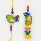 Beads Zari Worked Pair Rakhi for Bhaiya Bhabhi