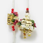 Marvelous Looking Amazing Hand Crafted Bhaiya Bhabhi Rakhis