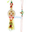 Pearl Zardosi Combo Fancy Designer Rakhi Set