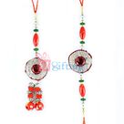 Zari Ruby Combo of Love Rakhi Set