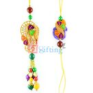 Unforgottable Moments of Zari Impact Rakhi Set