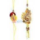 Share the Rakhi Joy - Zari Pearl Beauty Rakhi Set