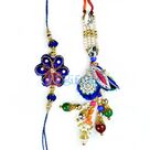Exclusive Blue Theme Zardosi Diamond Rakhis for Bhaiya Bhabhi