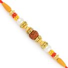 Awesome Pearl Rudraksha Beads Rakhi