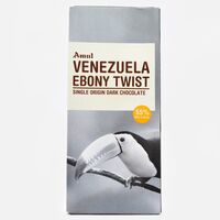 Authentic Venezuela Ebony Twist Amul Dark Chocolate