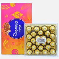 Combo of Cadbury Celebration and 24 Pcs Ferrero Rocker Chocolates