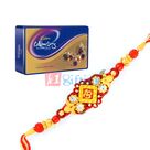 Cadbury Celebrations Rich Dry Fruit Tin Set with Divine Rakhi