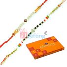 Combo Pack of Cadbury Small Celebrations and 2 Jewel Rakhi 