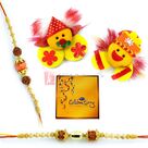 Cadbury Big Celebrations Chocolate Pack With 2 Rakhi For Kids and 2 Rakhi for Brother