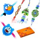 Assorted Pack of 2 Kids Rakhi 1 Rakhi and 1 Bhaiya Bhabhi n Cadbury Celebrations Chocolate 