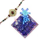 Kundan Diamond Rakhi with Chocolate Gift