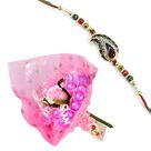 Chocolate Bouquet with Meena Diamon Leaf Rakhi