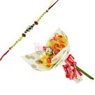 Amazing Bouquet Chocolate with Beautiful Rakhi