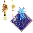 Kundan Pair Rakhi with Chocolate Gift 