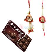 Amazing Pair Rakhi with Chocolate Gift