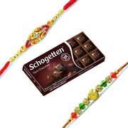 Twice Rakhi Set with Chocolate