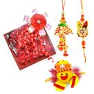 Fancy Pair Rakhi and Kids Rakhi with Chocolate Gift
