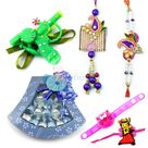 Beautiful Rakhis with Chocolate Bouquet Family Gift