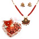 Amazing Jewellery with Heart Chocolate Gift