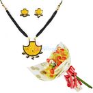 Beautiful Earings Locket Set with Cherry Chocolate Bouquet