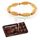 Oval Friend Bracelet with Dark Chocolate Hamper
