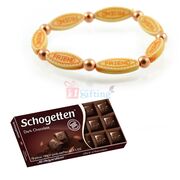 Oval Friend Bracelet with Dark Chocolate Hamper