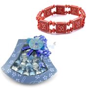 Om Bracelet with Chocolate Bouquet Gift Pack