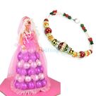 Beautiful Bracelet with Chocolate Barbie Doll
