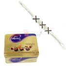 Silver Diamond Bracelet with Cadbury Tin Chocolate