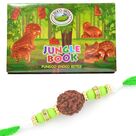 Holy Rudraksh Beads Rakhi with Jungle Book Fundoo Choco Bites