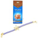 Alpino Very Milky Chocolate with Floral Designer Bracelet Rakhi