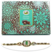 Awesome Choco Swiss Chocolate with Designer Rakhi Bracelet