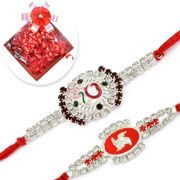 Ek Omkar and Swastik Rakhis with Homemade Chocolate Box