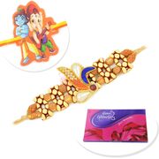 Big Celebration Box with Designer Rakhi for Brother and Child