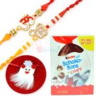 Kinder Schoko Bons Box with Divine Rakhis Hamper