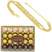 Jewel Golden Touch Awesome Bracelet with T24 Ferrero Chocolate