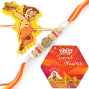 Special Moments Chocolate Box with Pearl and Kids Rakhi Set