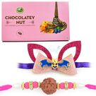 Chocolatey Nuts with Rudraksha and Kids Rakhi Hamper