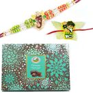 Choco Swiss Milky with Ganesha and Ben10 Kids Rakhi