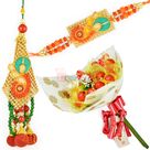 Chocolate Bouquet with Pair Rakhi Hamper