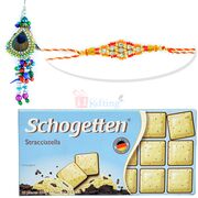 Schogetten Cube Chocolate with Awesome Pair Rakhi