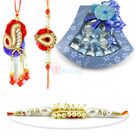 Chocolate Bouquet with Pearl Rakhi Hamper