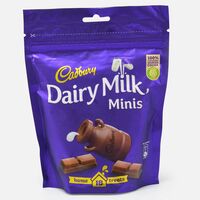 Cadbury Dairy Milk Minis Pack of 18 Treats Chocolate