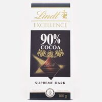 Lindt Excellence 90% Cocoa Supreme Dark Chocolate