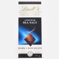 Lindt Excellence A toch of Sea Salt Dark Chocolate