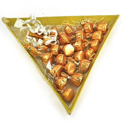 Triangle Shape Shimmering T 24 Chocolate Box