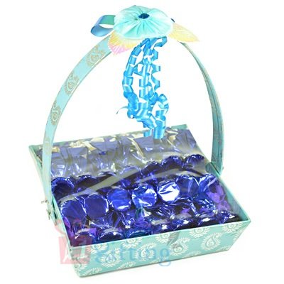 Basket Gift Wrap T 21 Chocolates