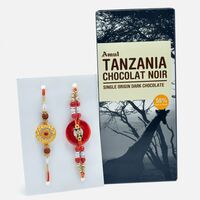 Marvellous Rakhi Set of 2 with Authentic Amul Dark Chocolate